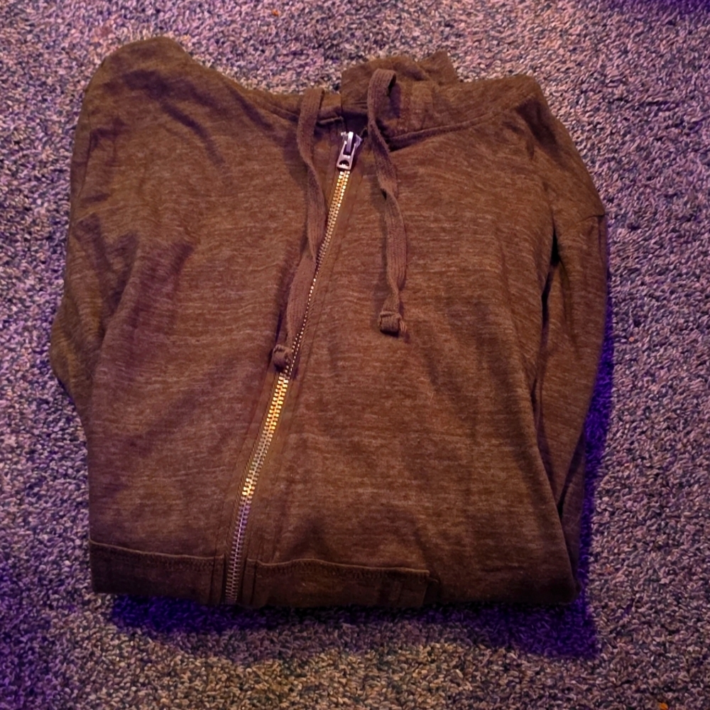 Light zip up hoodie